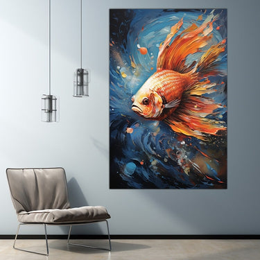 Tableau Peinture Poisson